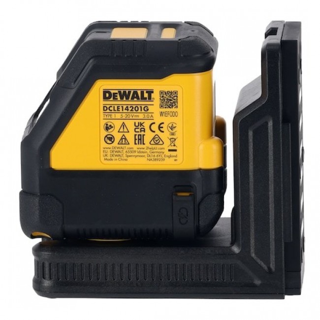 DEWALT 10.8V DCLE14201GB Green USB-C Cross Line La