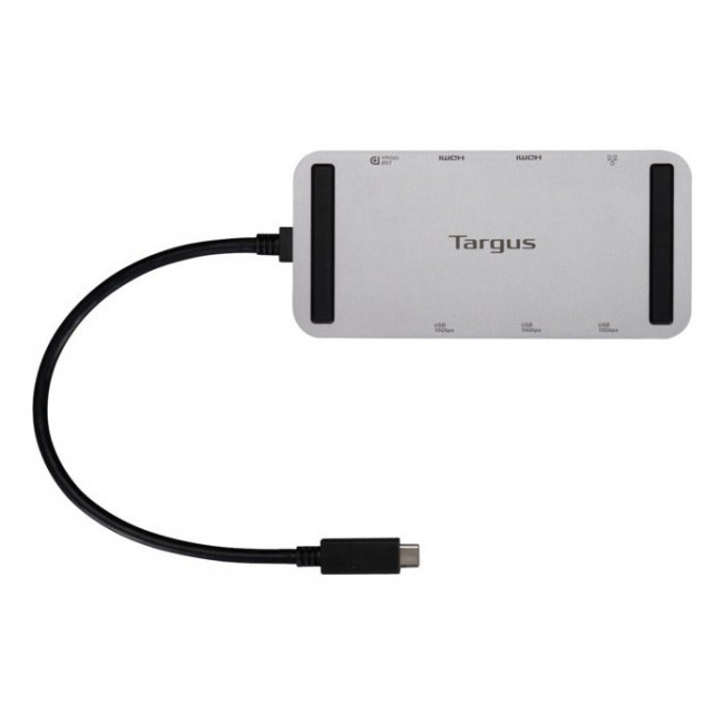 Targus DOCK429GL laptop dock/port replicator Wired USB4 Silver