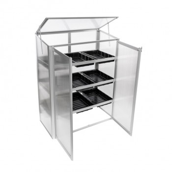 STEEL HOUSE ALIUM 76X38.5X98.5CM GC