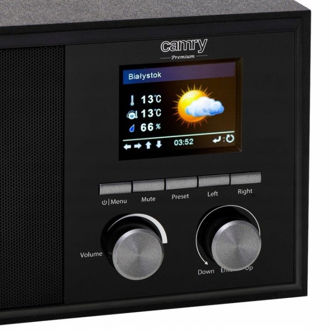 CAMRY CR 1180 Black Internet radio