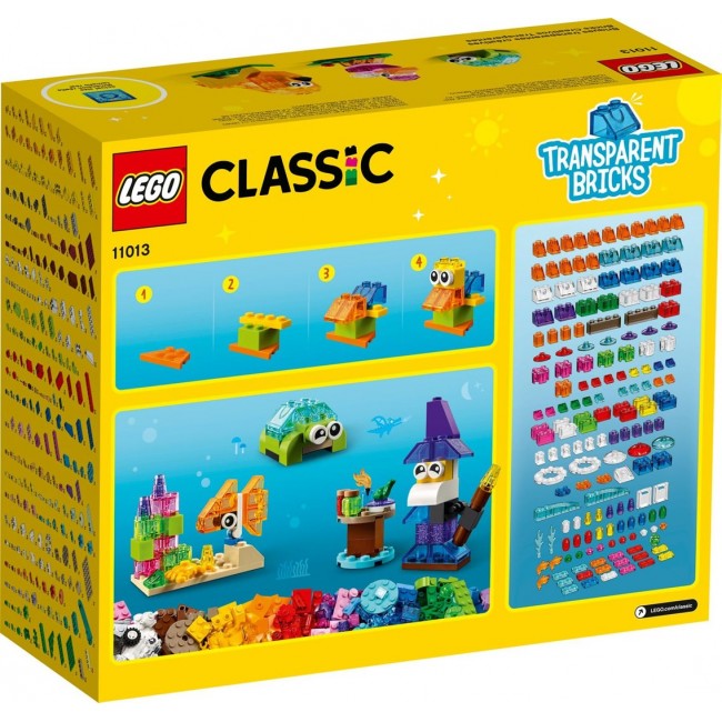 LEGO Classic 11013 Creative transparent bricks