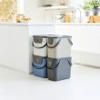 ROTHO Albula Cappuccino - waste sorting container - 25l