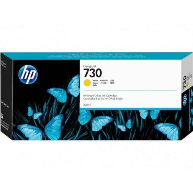 HP 730 - hoj kapacitet - gul - origina HP 730 - hoj kapacitet - gul - origina