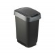 ROTHO Twist Silver - trash bin 50l