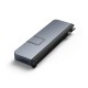 HYPER DUO PRO 7-in-2 USB-C Hub USB Type-C 104 Mbit/s Grey HYPER DUO PRO 7-in-2 USB-C Hub USB Type-C 104 Mbit/s Grey