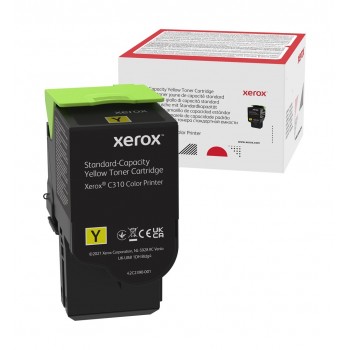 Xerox Genuine C310 Color Printer / C315 Color Multifunction Printer Yellow Standard capacity Toner Cartridge (2000 Pages) - 006R04359