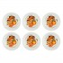 LA PORCELLANA BIANCA GOLOSERIE Set of 6 cake plates 17.5 cm