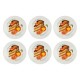 LA PORCELLANA BIANCA GOLOSERIE Set of 6 cake plates 17.5 cm LA PORCELLANA BIANCA GOLOSERIE Set of 6 cake plates 17.5 cm