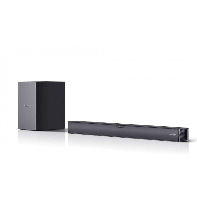 Sharp HT-SB182 2.1 Soundbar, 160W Slim Bluetooth Soundbar with Wireless Subwoofer Sharp HT-SB182 2.1 Soundbar, 160W Slim Bluetooth Soundbar with Wireless Subwoofer