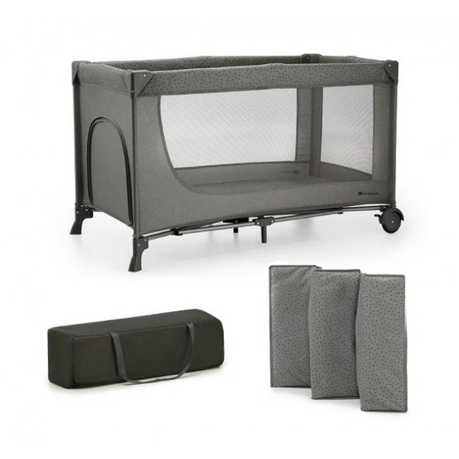 KinderKraft travel cot JOY 2 DARK GREY KinderKraft travel cot JOY 2 DARK GREY