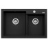 Pyramis Diplos (79X51) 1 3/4B 070058801 carbon 2-bowl granite sink