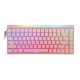 HERO84 HE PINK+Gradient+Contour Dragon King RGB AULA gasket keyboard