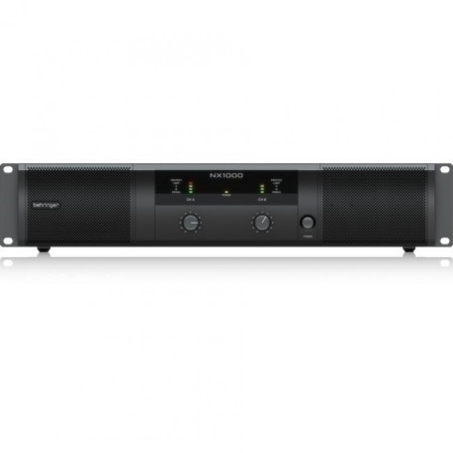 Behringer NX1000 audio amplifier Performance/stage Black