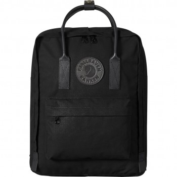 Fj llr ven Kanken No.2 backpack Casual backpack Black Cotton, Leather, Recycled polyester