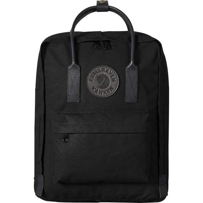Fj llr ven Kanken No.2 backpack Casual backpack Black Cotton, Leather, Recycled polyester
