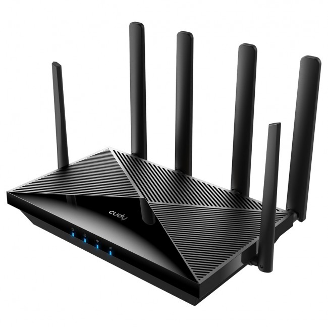 Cudy P5 wireless router Gigabit Ethernet Dual-band (2.4 GHz / 5 GHz) 5G Black