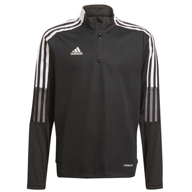 adidas Tiro 21 Training Top Youth Sweatshirt black GM7325 116cm adidas Tiro 21 Training Top Youth Sweatshirt black GM7325 116cm