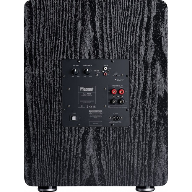 Magnat ALPHA RS12 Black Active subwoofer 120 W Magnat ALPHA RS12 Black Active subwoofer 120 W