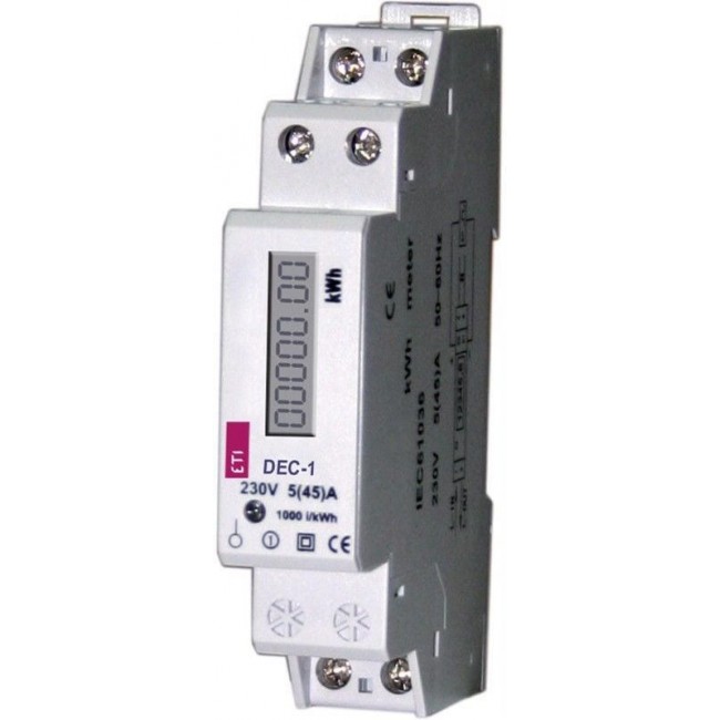 METER ELECTRICITY MODULAR 1F DEC-1 METER ELECTRICITY MODULAR 1F DEC-1