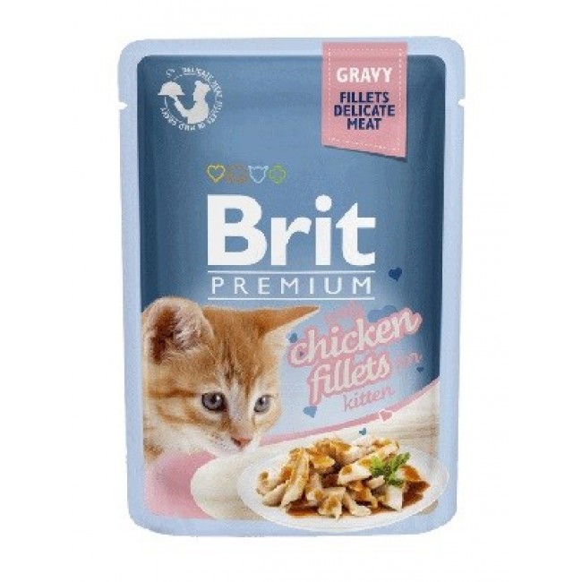 BRIT Premium with Chicken Fillets - wet cat food - 85g