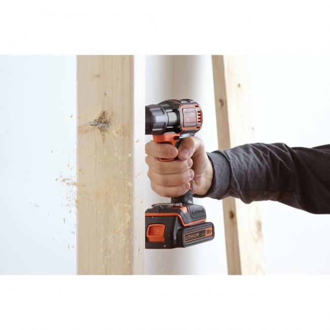 Black & Decker ASD18K-QW drill Keyless Black, Orange Black & Decker ASD18K-QW drill Keyless Black, Orange