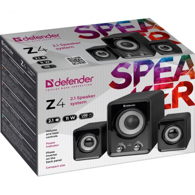 Computer speakers DEFENDER Z4 2.1 11W USB Computer speakers DEFENDER Z4 2.1 11W USB