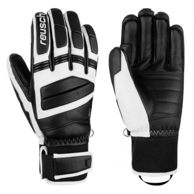 REUSCH MASTER PRO GLOVES SIZE 9 black and white