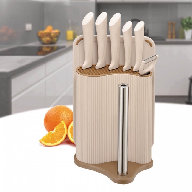 Kitchen cutting set MAESTRO MR-1413 Knife set (MR-1413-BEIGE) Beige