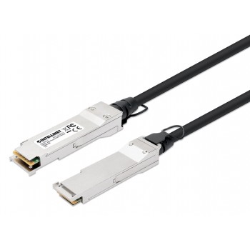 Intellinet 2m 40G QSFP+ Passive Direct Attach Copper Twinax Cable 30AWG MSA QSFP-H40G-CU2M compatible