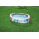 Bestway Inflatable Elliptic Family Pool 2.29m x 1.52m x 51cm - blue