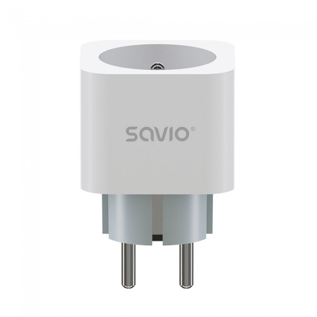 SAVIO WI-FI smart socket, 16A, AS-01, White