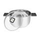 Resto Kitchenware Anser 4.4 L Round Black, Stainless steel