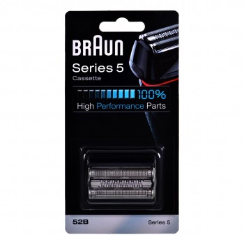 Braun Series 5 52B Electric Shaver Head Replacement Cassette Black