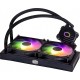 Cooler Master MasterLiquid 240L Core ARGB Processor Liquid cooling kit 12 cm Black Cooler Master MasterLiquid 240L Core ARGB Processor Liquid cooling kit 12 cm Black