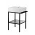 Bathroom console with sink 56.5x40 cm