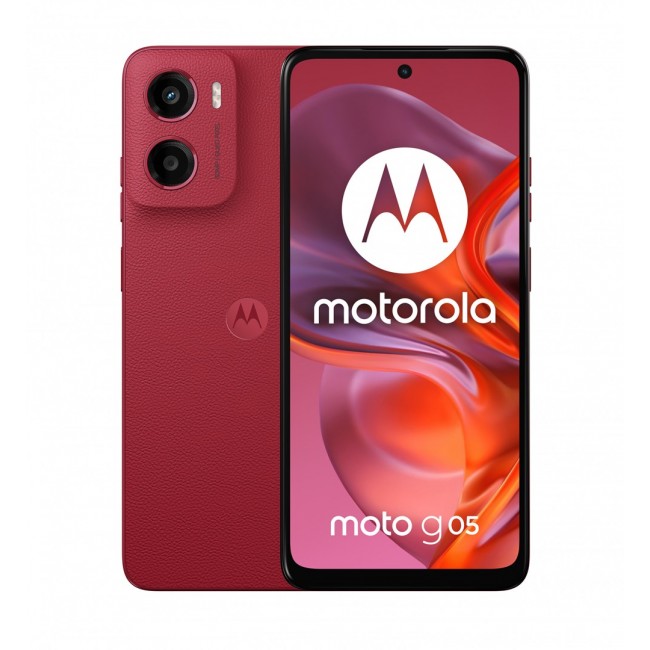 Smartfon Motorola Moto G05 4/128GB Plum Red Smartfon Motorola Moto G05 4/128GB Plum Red
