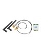 Shuttle WLN-M1 - Intel WLAN-ax/Bluetooth Combo Kit with M.2 card, cables and external antennas Shuttle WLN-M1 - Intel WLAN-ax/Bluetooth Combo Kit with M.2 card, cables and external antennas