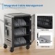 Ewent EW1701 portable device management cart/cabinet Portable device management cabinet Black, Grey