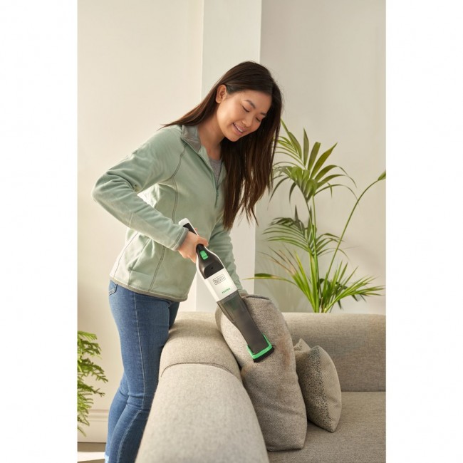 Black & Decker REVHV8C-QW handheld vacuum Black, White Bagless
