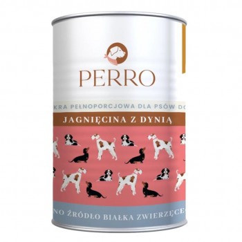 PERRO Lamb with pumpkin - wet food for dogs - 400g