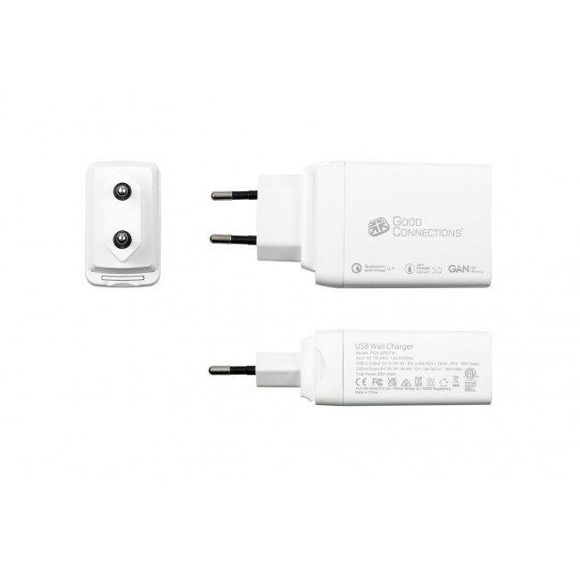 Alcasa PCA-W007W mobile device charger Universal White AC Fast charging Indoor