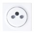 Fibaro Walli N socket-outlet R/TV+SAT White