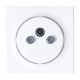 Fibaro Walli N socket-outlet R/TV+SAT White