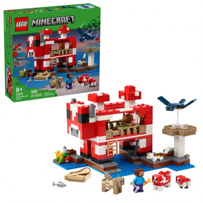 LEGO MINECRAFT 21270 The Mooshroom House LEGO MINECRAFT 21270 The Mooshroom House
