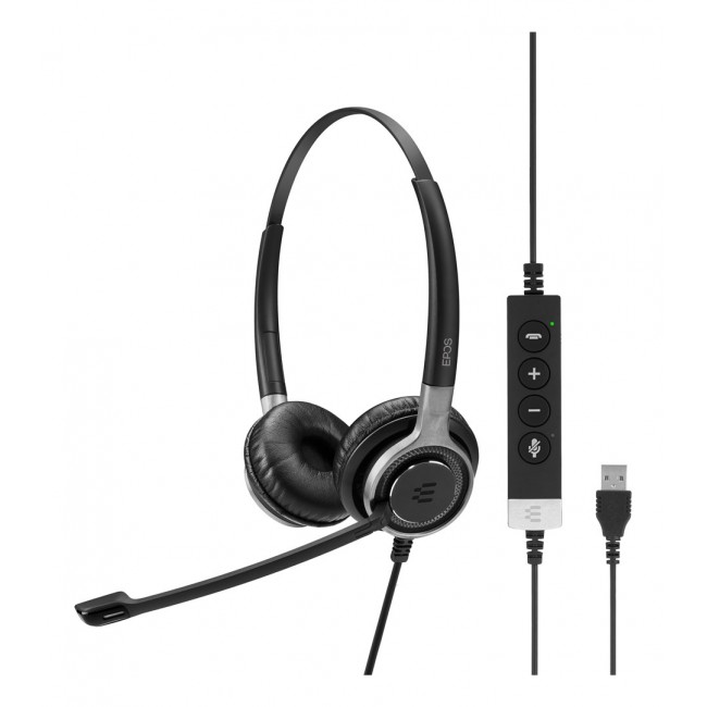 EPOS IMPACT SC 660 USB ML Headset Wired Headband Calling/Music USB Type-A Black, Silver EPOS IMPACT SC 660 USB ML Headset Wired Headband Calling/Music USB Type-A Black, Silver