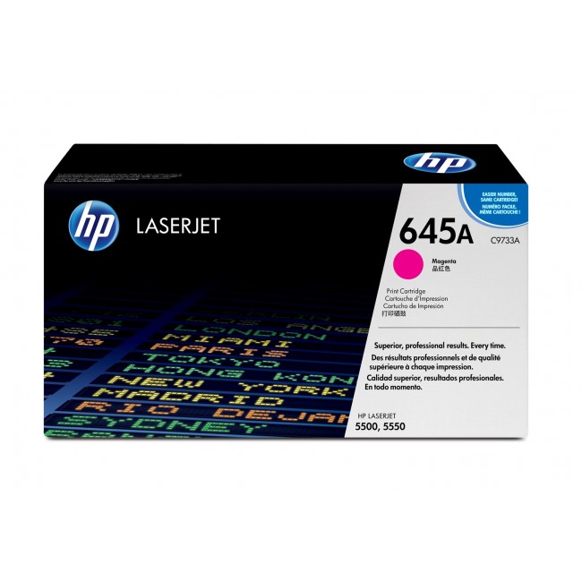 HP 645A Magenta Original LaserJet Toner Cartridge HP 645A Magenta Original LaserJet Toner Cartridge