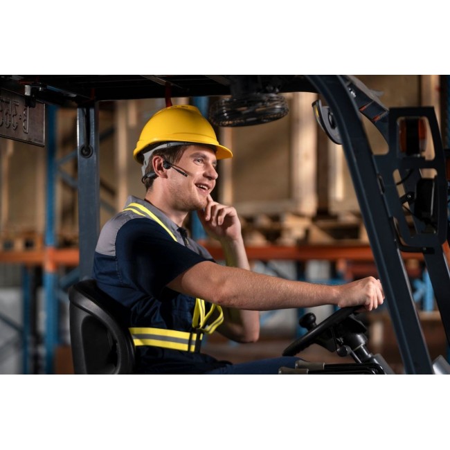 SHOKZ OpenComm2 UC 2025 Upgrade Wireless Bluetooth Bone Conduction Videoconferencing Headset with USB-C Charging Port and USB-C adapter | 16 Hr Talk Time, 29m Wireless Range, 1 Hr Charge Time | Includes Noise Cancelling Boom Mic and Dongle, Black