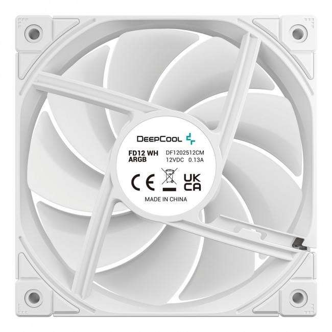 DeepCool FD12 ARGB WH-3 in 1 Computer case Fan 12 cm White 3 pc(s)
