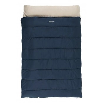 Outwell Contour Lux Double Adult Rectangular sleeping bag Polyester Blue