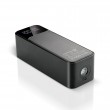 Powerbank 27 000mAh, 1x USB, 2x USB-C, 162,5W, QC4+, flashlight, LCD screen, black